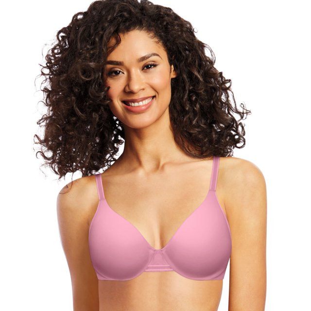 Bali Womens One Smooth U Smoothing and Concealing Underwire Bra, 34DD