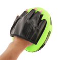 thumbnail image 2 of facefd Boxing Punching MMA Mitts PU Leather Hand Target for Thai Kick Karate Green, 2 of 9