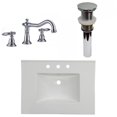 thumbnail image 1 of American Imaginations 30.75-in. W 3H8-in. Ceramic Top Set In White Color - Drain Incl. AI-33338, 1 of 9