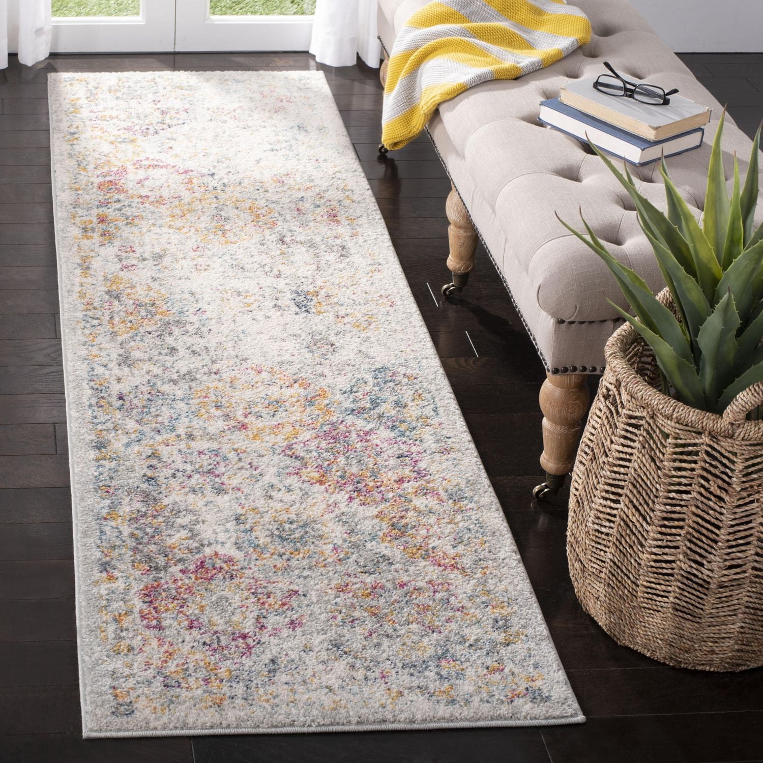 SAFAVIEH Madison Judith Tapis Géométrique Floral