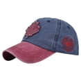 thumbnail image 1 of MIASHUI Canada Washable Baseball Hat Classic Adjustable Cap for Men Women,Red,One Size, 1 of 9