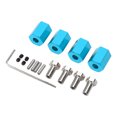 thumbnail image 3 of Moyeu Hexagonal 12mm, Augmentation de la Distance des Pneus Haute Adhérence Roue Hexagonale Écrou de Moyeu en Aluminium pour 1/10 RC Véhicule Rouge, Bleu, 3 of 7