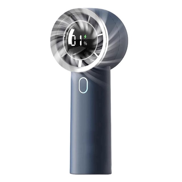 ZheElen High-speed Fan With Low Noise And Strong Wind Power Large Range USB Rechargeable dark blue 130