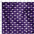 thumbnail image 4 of Soimoi Purple Rayon Crepe Fabric Dot & Stripe Print Fabric by Yard 46 Inch Wide, 4 of 5