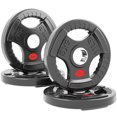 thumbnail image 1 of Soozier 4 x 11lbs Weight Plates Set, 2-Inch Barbell Weights Set, 1 of 10
