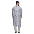 thumbnail image 3 of Atasi Designer Kurta Pajama For Men Printed Straight Kurta Set Summer Clothing, 3 of 5