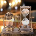 thumbnail image 4 of GROWTH TANK Retro Lantern Hourglass Sand Timer Decoration Sandglass Ornaments Creative, 4 of 7