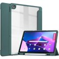 thumbnail image 1 of KOMI Tablet PC Case Case Compatible with Lenovo Tab M10 Plus (Gen 3 2022) 10.6"Tablet Case, TPU Slim Cover Auto Wake/Sleep Smart Case with Clear Transparent Back Shell Back tablet protection Green, 1 of 5
