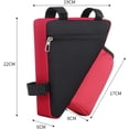thumbnail image 4 of AIGIA Bike Triangle Frame Bag Bicycle Cycling Storage Triangle Top Tube Front Pouch Saddle Bag for Road and Mountain Bikes, 4 of 7