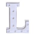 thumbnail image 1 of TopLLC Alphabet LED Letter Lights Light Up White Plastic Letters Standing Hanging A-M & on Clearance, 1 of 3