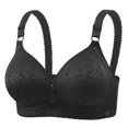 thumbnail image 2 of Weiqiqre Sports Bras for Women Back Fat Smoothing Bra Lace Underwire Full Coverage Padded Bras with Support, 2 of 8