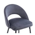 thumbnail image 2 of Plata Décor Import Inc – Luxurious Akira Bar Velvet Stool in Grey, 2 of 5