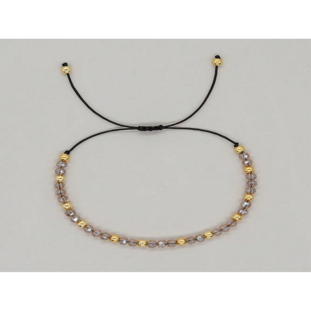 SNNROO Go2boho New In Summer Fashion Bracelet Crystal Gold Plated Bead Women Jewelry Handmade Friendship String Jewellery