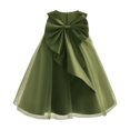 thumbnail image 1 of Robes Filles Robes Enfants Formelles pour Filles Robe Vert Armée Filles Robe Arc-en-Ciel Robe pour Filles Mode Filles, 1 of 2
