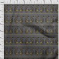 thumbnail image 3 of oneOone Georgette Viscose Fabric Peacock Block Decor Fabric Printed BTY 42 Inch Wide, 3 of 4