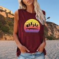 thumbnail image 1 of Mefallenssiah Camisole Sans Manches pour Femmes, Col en V, Pull Imprimé, 1 of 4