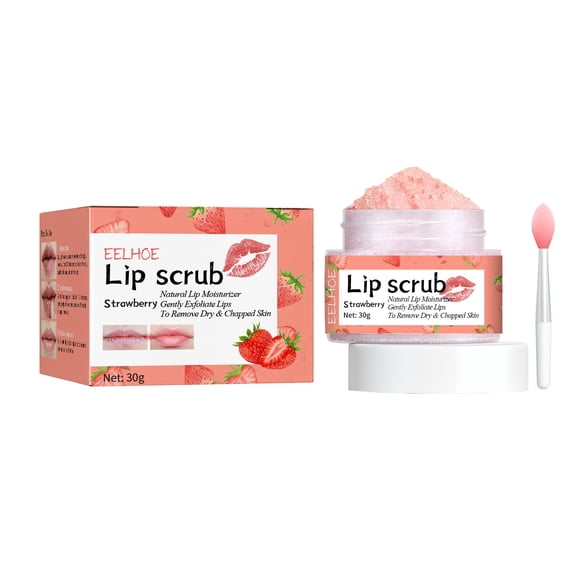 FcBaudy Exfoliant pour le Corps, Exfoliant Corporel Exfoliant pour les Lèvres Hydratant pour les Lèvres Hydratant Universel pour les Lèvres Peut Être Utilisé pendant le Sommeil Rouge à Lèvres Auto-Illuminant Exfoliant pour le Visage