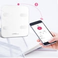 thumbnail image 4 of Bathroom Scale, Bluetooth Smart App Sync BMI Wireless Digital Body Fat Scale, White, 4 of 6