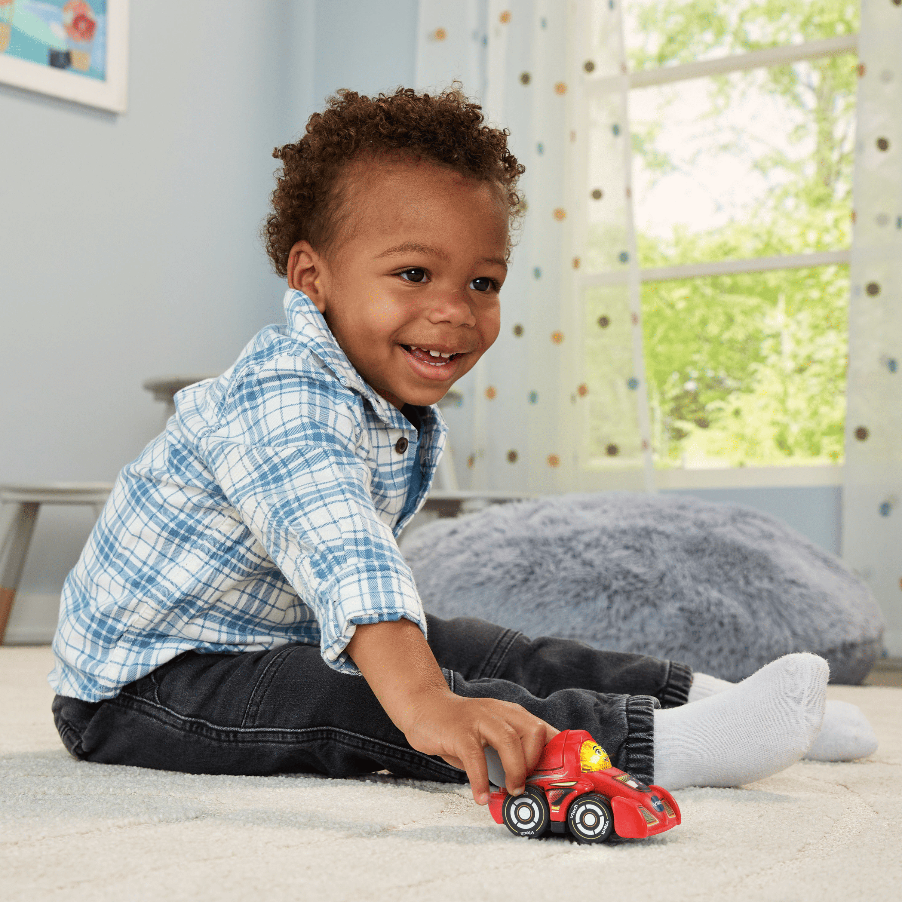 VTech® Tut Tut Bolides Louis Bolide Grand Prix avec sons - Version anglaise, 1.5+ Ans
