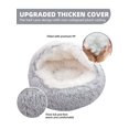 thumbnail image 4 of 1pc Long Plush Pet Bed, Warm And Comfortable Cat House, Suitable For Large/medium/small Cats, Four Seasons Available, 4 of 4