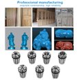 thumbnail image 4 of Ensemble de Pinces à Ressort en Acier Robuste 7Pcs, Tige d'Extension de Support d'Arbre de Moteur Er11, Haute pour Machine de Gravure Cnc et Outil de Tour de Fraisage, 4 of 8