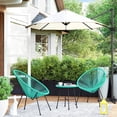 thumbnail image 3 of Songmics 3-Piece Acapulco Patio Furniture Set, Green, 3 of 7