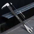 thumbnail image 2 of Head Nail Extractor and Flat Pry Bar Tool for Efficient Removal and Demolition Tasks, 2 of 3