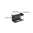 thumbnail image 3 of Vaidha Toilet Paper Bracket Wall Mounted Oppose Rust Plastic Self-adhesive Toilet Paper Bracket, 3 of 6