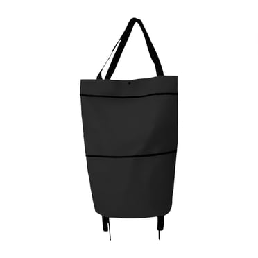 Hearth & Gear Sac de Chariot de Magasinage Portable Multifonction Sac Fourre-Tout Pliable Chariot de Magasinage Sacs d'Épicerie Réutilisables avec Roues Chariot d'Épicerie Roulant Ensemble de Tournevis pour Ordinateur Tournevis à Air 14 en 1