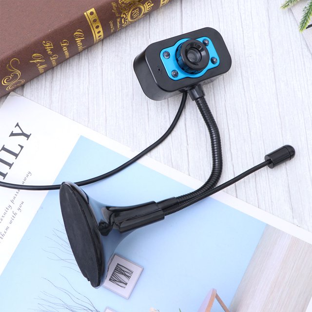USHOBE Black Computer Webcam with Appearance and Built in Microphone