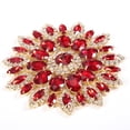 thumbnail image 2 of XingJian LLC Charmant Cristal Strass Vêtements DIY Accessoires pour Femmes (Base Rouge Doré), 2 of 8