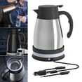 thumbnail image 2 of Car Electric Kettle, Hot Water Kettle, 24V Stainless Steel 1200ml Automatic Shut, 2 of 9