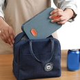 thumbnail image 3 of Cooler Bag Insulation Bag Waterproof Portable Zipper Warm Lunch Bag red, 3 of 5