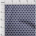 thumbnail image 2 of oneOone Silk Tabby Dark Blue Fabric Floral Craft Projects Decor Fabric Printed By The Yard 42 Inch Wide, 2 of 4