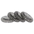 thumbnail image 2 of L'ensemble de Boucles pour Cheveux Sans Marque - Charbon par Goomee pour Femmes - 4 Pcs Élastiques à Cheveux, 2 of 2
