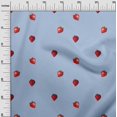 thumbnail image 2 of oneOone Tissu en Viscose Chiffon Imprimé Fraise par Yard 42 Pouces de Large, 2 of 4