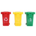 thumbnail image 4 of Friction Powered Garbage Truck Toy, Simulation Inertia Sanitation Garbage Waste Truck Model Toys With Three Trash Recycling Clean Trash Rubbish Transport Truck Gift For Kids Boys, 4 of 8