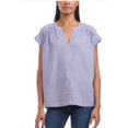 thumbnail image 1 of Splendid Haut pour Femme en Mélange de Lin, Bleu, Taille : L, 1 of 2