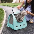 thumbnail image 1 of Lisbinx Cats Bag Foldable Breathable Cats Bag Backpack Cats Walking Backpack Portable Suitable for Walking Cats Outside, 1 of 5