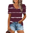 thumbnail image 2 of Birdeem Blouses pour Femmes Mode Décontractée Manches Courtes T-Shirt Ample Blouse Tops, 2 of 12