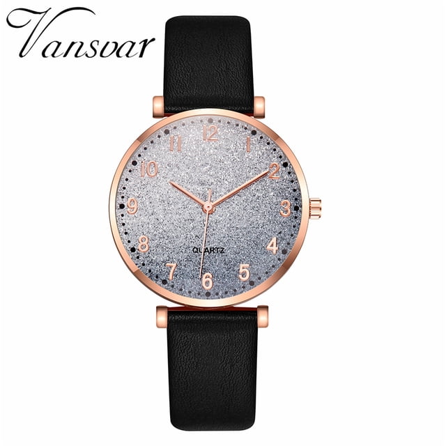 RKSTN Montres pour Femmes vansvarCasual Quartz Montre à Bracelet en Cuir Montre-Bracelet Montres