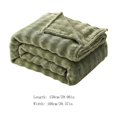 thumbnail image 3 of Tyidzon Throw Blanket Solid Colour Flannel Rabbits Hair Blanket Nap Cover Blanket Heavy Sofa Blanket Velvet Blanket, 3 of 8