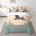 thumbnail image 2 of YST Ensemble de Douillette 7 Pcs Canard Colvert, Literie à Thème Canard pour Enfants, Grand Lit, 2 of 4