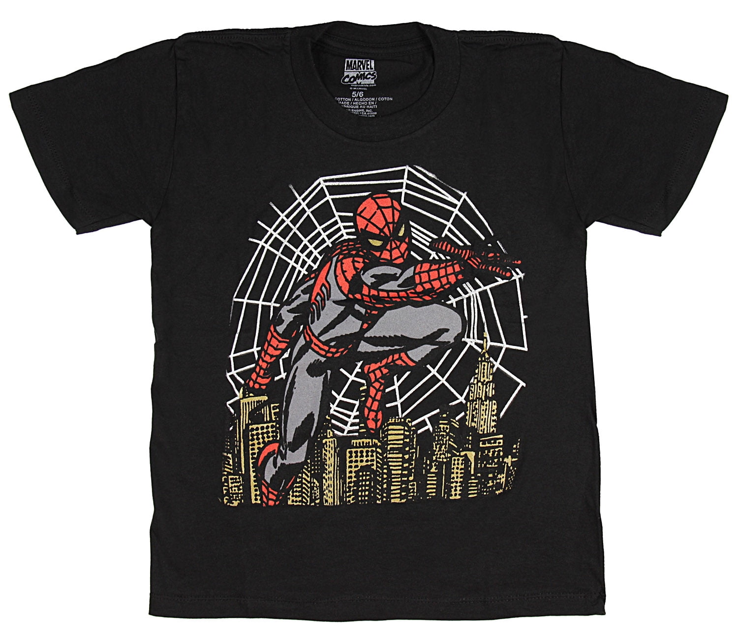 Marvel Comics Little Boys' Spider-Man Night Vision T-Shirt (7)