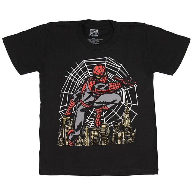 Marvel Comics Little Boys' Spider-Man Night Vision T-Shirt (4)
