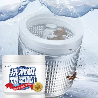 Vadktai Washing Machine Cleaner , Nettoyant pour Laveuse à Chargement Frontal et par le Haut, Éliminateur en Profondeur de Résidus et d'Odeurs, 250 g