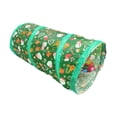 thumbnail image 3 of Bunblic Cat Tunnel with Christmas Tree Ball Kitten Nest for Rabbits Indoor Cats short, 3 of 8