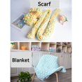 thumbnail image 2 of 5PCS=500g Puffy Finger Loop Chunky Giant Chenille Yarn Crochet Hand Knitting Soft Rope Polyester Blanket No Needle Hook Freeship, 2 of 7