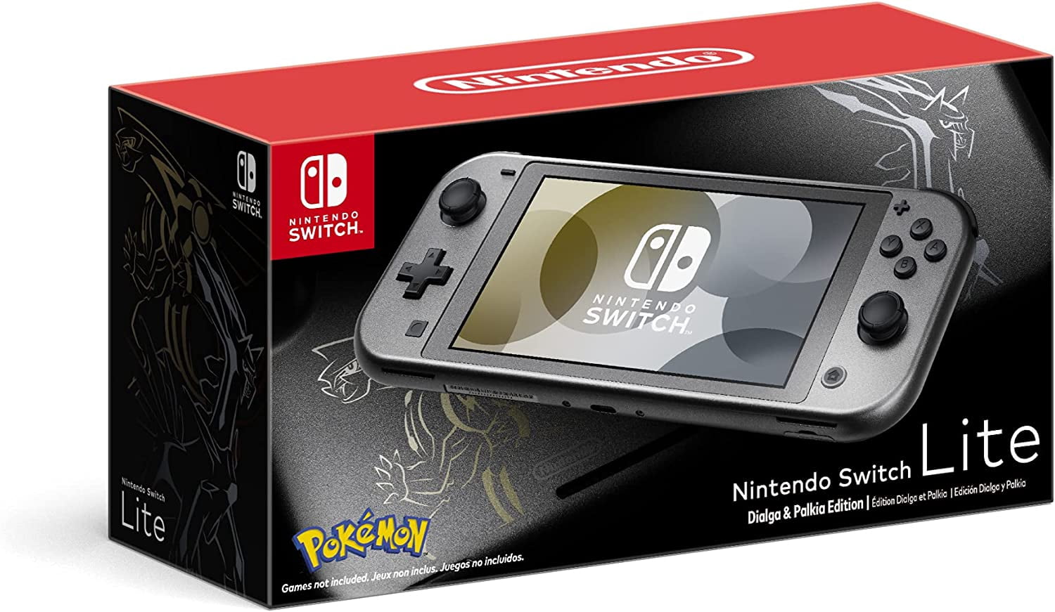 Switch Lite スイッチ　ライト　ポケモン Open Box Nintendo Switch LITE Pokemon edition (Dialga & Palkia