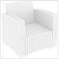 thumbnail image 1 of Siesta ISP831-WH Monaco Chaise Club de Patio en Résine Blanche avec Coussin, 1 of 11